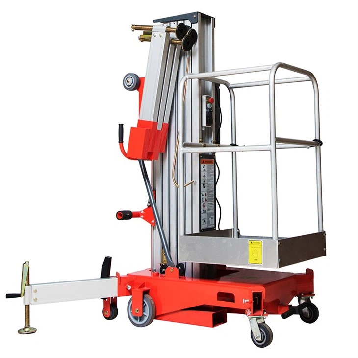 Single Mast Aluminum Alloy Lift